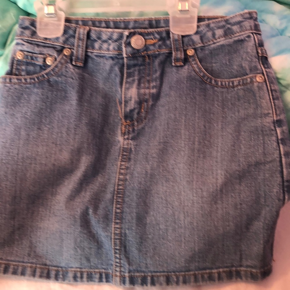 denim jean skirt